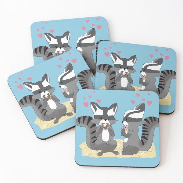 Item preview, Racoons & Donuts designed and sold by ZingyRing.