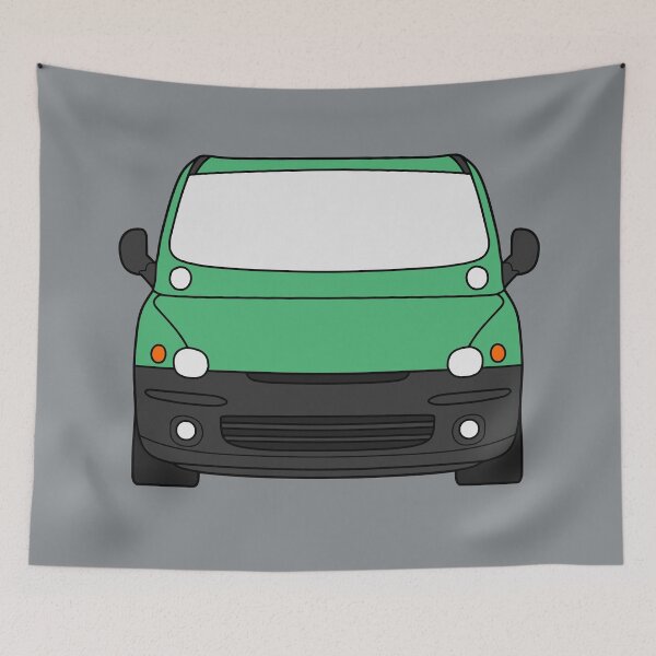 Item preview, Fiat Multipla 1998-2004 bright green designed and sold by EdimDesign.