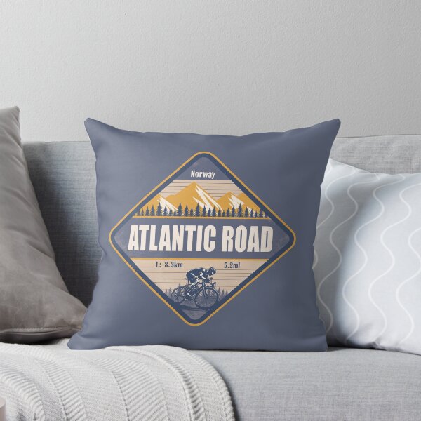 Item preview, Atlantic Ocean Road Norway Cycling Mountain Design designed and sold by CynthiaGraphics.