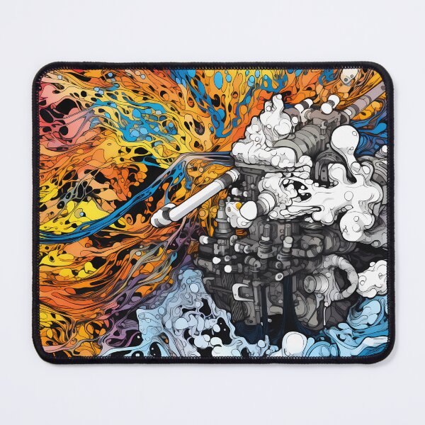 Item preview, Woman in colorful depression style designed and sold by DeMuurdecoratie.