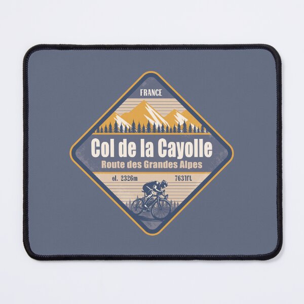 Item preview, Col de la Cayolle France Cycling Mountain Design designed and sold by CynthiaGraphics.