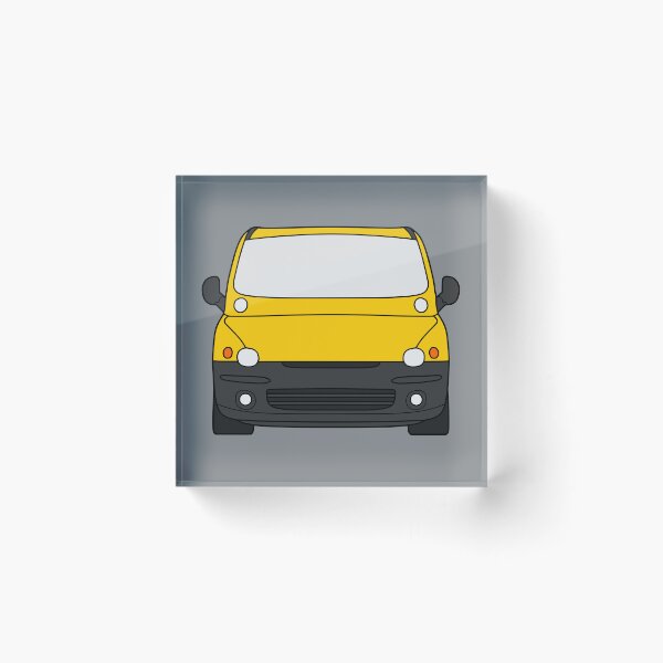 Item preview, Fiat Multipla 1998-2004 bright yellow designed and sold by EdimDesign.