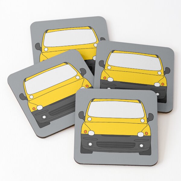 Item preview, Fiat Multipla 1998-2004 bright yellow designed and sold by EdimDesign.