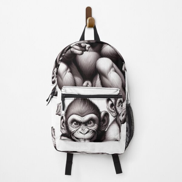 Item preview, Infectious Laughter: A Trio of Monkeys Mock with Joy designed and sold by 0penvimark.