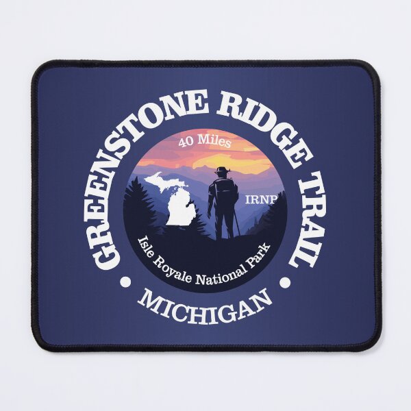 Item preview, Greenstone Ridge Trail (rd2) designed and sold by curranmorgan.