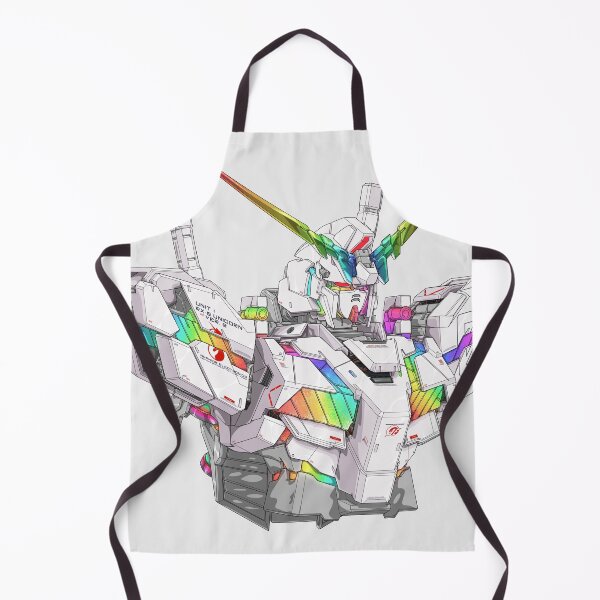 Item preview, Rainbow White Unicorn Gundam Art - Anime Mecha Design designed and sold by deveerei.