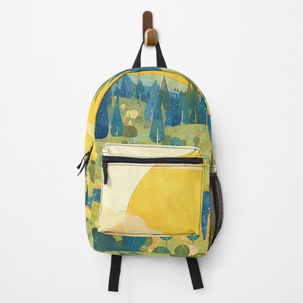 Item preview, Abstract Forest and Lake with Big Sun designed and sold by Christian Weiss.