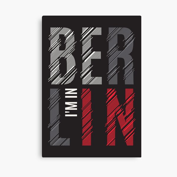 Artikel-Vorschau von I'm in Berlin, designt und verkauft von PosterBerlin.