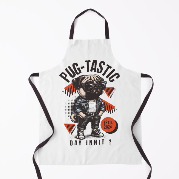Item preview, Pug-tastic Day Innit? Funny Biker Pug Design designed and sold by Maciej Strzelczyk.