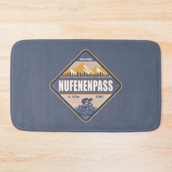 Artikelvorschau, Nufenenpass Schweiz Radfahren Berg Design entworfen und verkauft von CynthiaGraphics.