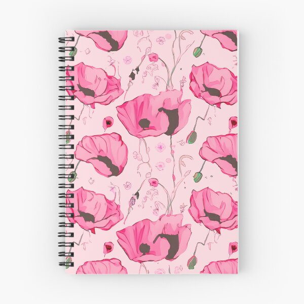 Item preview,  Soft pink Enchanting Poppy Dreams, pattern design designed and sold by Clara Fruggeri.