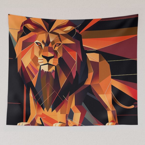 Item preview, Lion Illustration Art designed and sold by nomiraclehere.