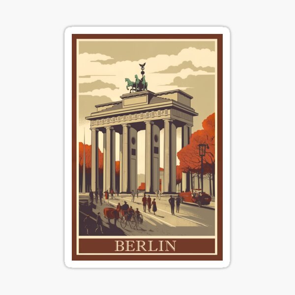 Artikel-Vorschau von Brandenburger Tor Berlin Vintage, designt und verkauft von PosterBerlin.