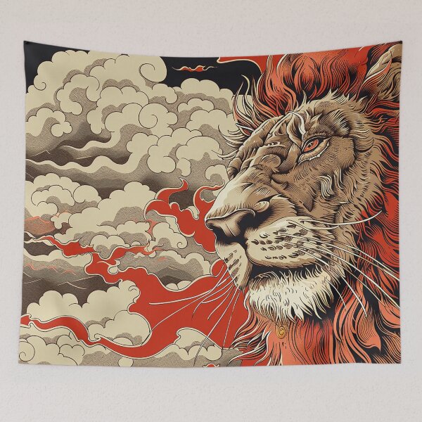 Item preview, Lion Illustration Art designed and sold by nomiraclehere.