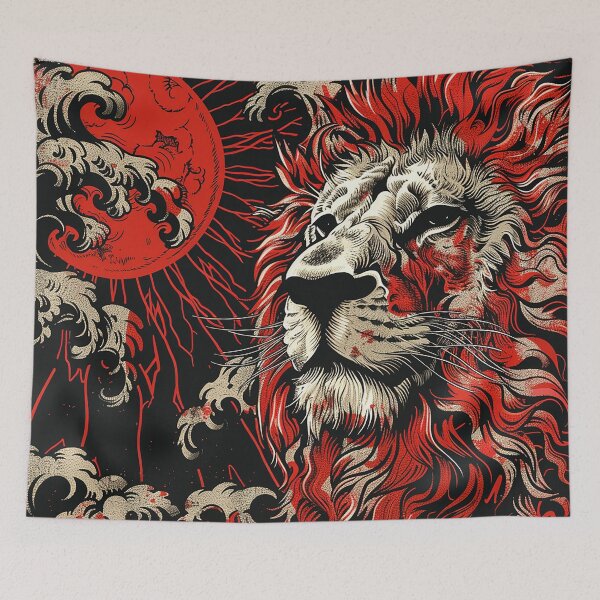 Item preview, Lion Illustration Art designed and sold by nomiraclehere.