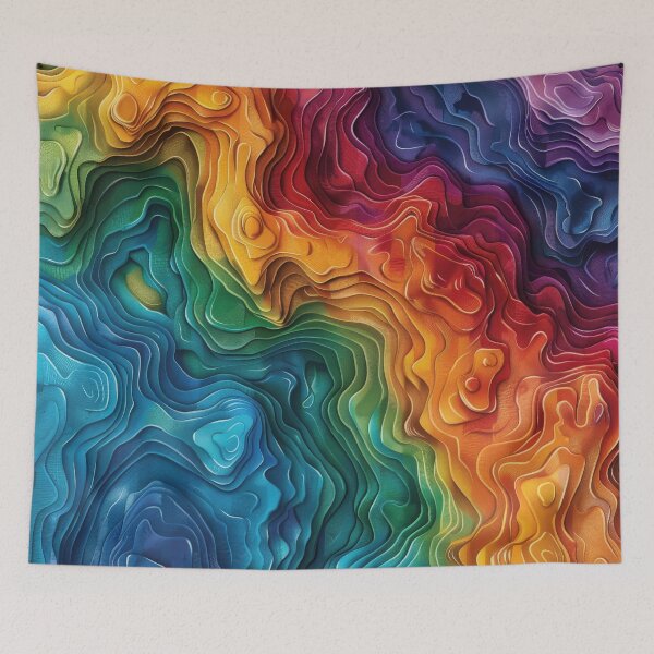 Item preview, Abstract Rainbow Pattern Background designed and sold by brandway.