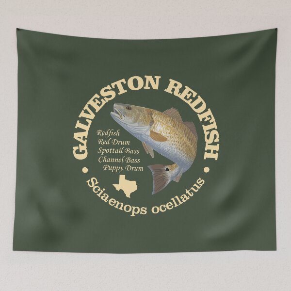 Item preview, Galveston (redfish) designed and sold by curranmorgan.
