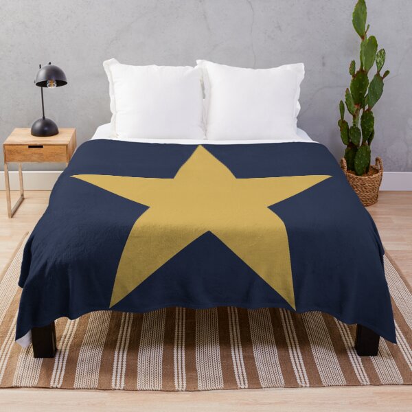 Item preview, Single GOLD STAR on a NAVY BLUE Background designed and sold by RachelMacht.