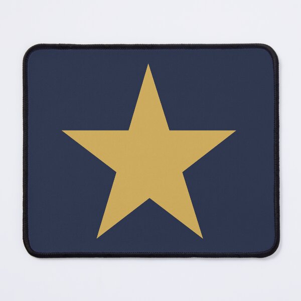 Item preview, Single GOLD STAR on a NAVY BLUE Background designed and sold by RachelMacht.