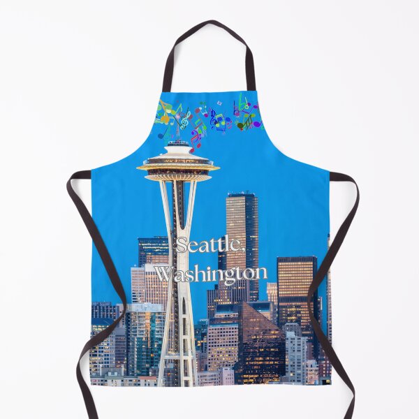 Item preview, Music All Over Seattle, Washington designed and sold by BrightrDayMusicArt.