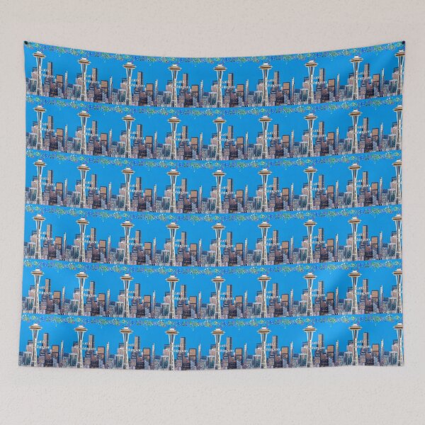 Item preview, Music All Over Seattle, Washington designed and sold by BrightrDayMusicArt.