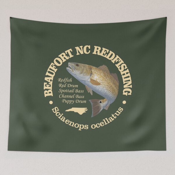 Item preview, Beaufort NC (redfish) designed and sold by curranmorgan.