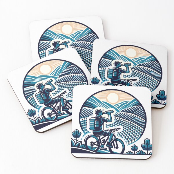 Item preview, Conquering Heights: A Mountain Biker Savors the View designed and sold by 0penvimark.