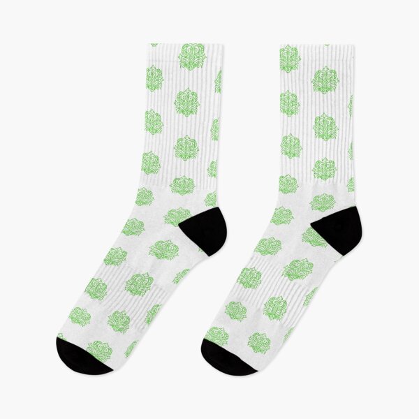 Item preview, Light Green folk motif designed and sold by Kalpa.
