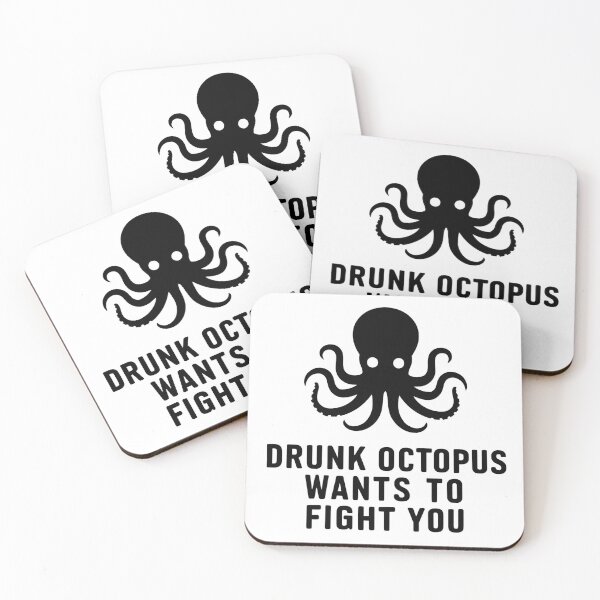 Item preview, Drunk Octopus Wants To Fight You designed and sold by Haji  Kamora.