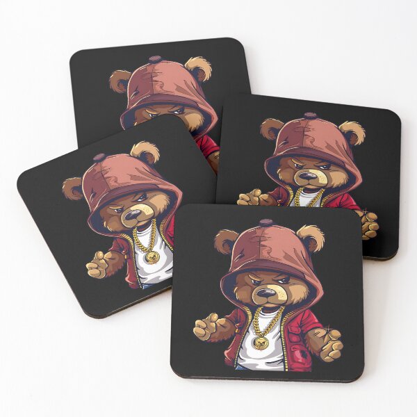 Item preview, Bad Boy Teddy Bear Gangster Funny Bear designed and sold by BetiOnDemand.