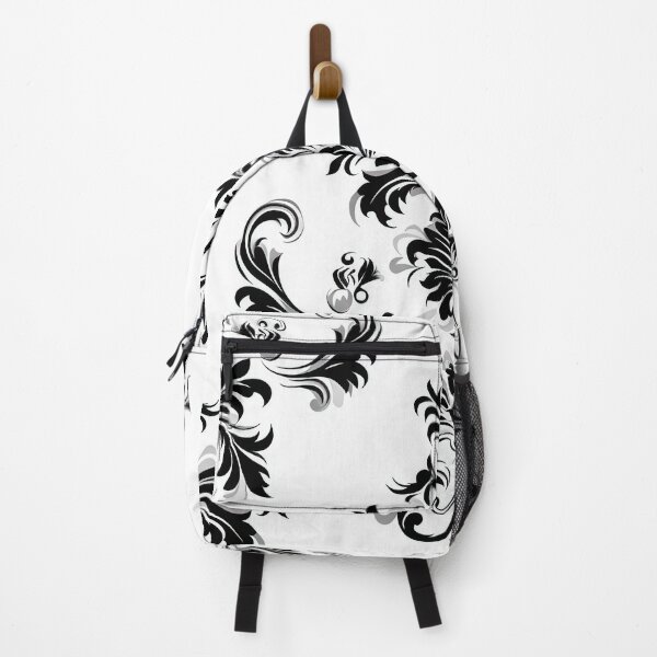 Item preview, Black And White Damask Floral Pattern designed and sold by brandway.