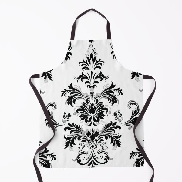 Item preview, Black And White Damask Floral Pattern designed and sold by brandway.