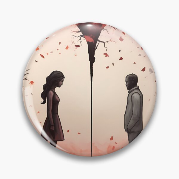 Item preview, Broken love in sunset designed and sold by DeMuurdecoratie.