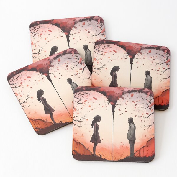Item preview, Broken love in sunset designed and sold by DeMuurdecoratie.