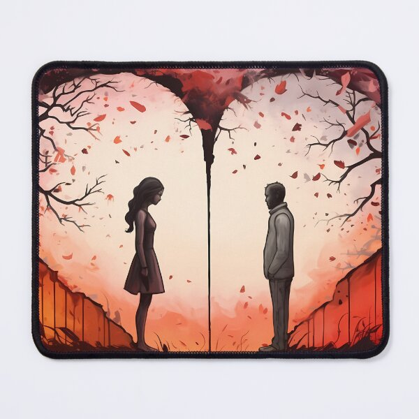 Item preview, Broken love in sunset designed and sold by DeMuurdecoratie.