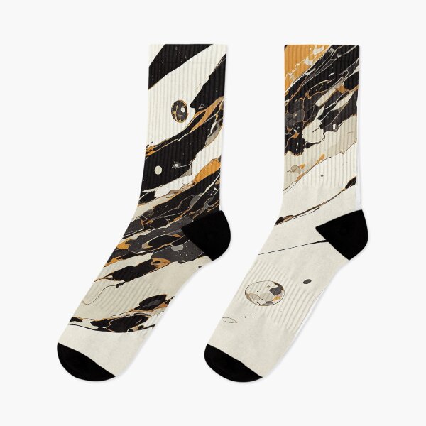 Item preview, Black and Golden Scratches on Off-White designed and sold by Christian Weiss.