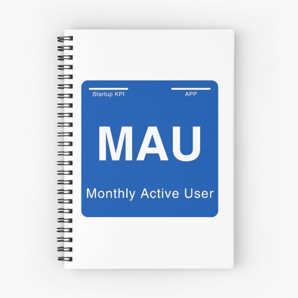 Item preview, Startup KPI Periodic Table MAU for founders and startups designed and sold by whatthetechgear.