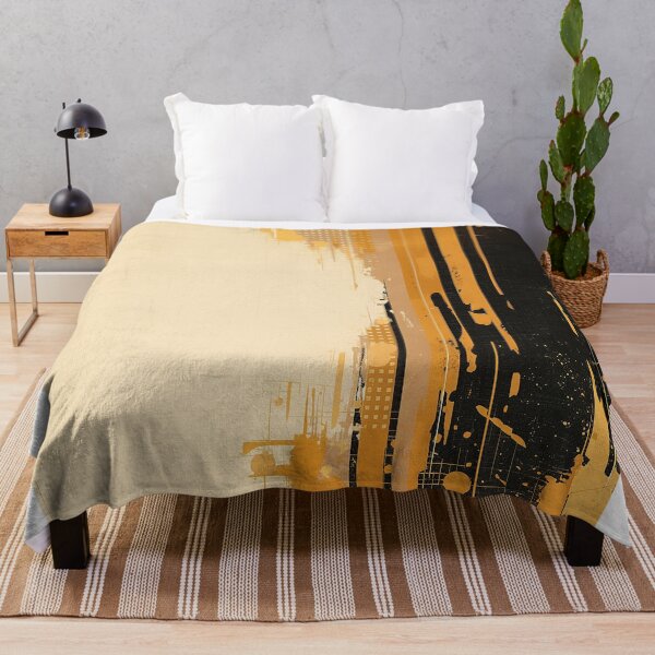 Item preview, Black and Golden Scratch Design on Off-White designed and sold by Christian Weiss.