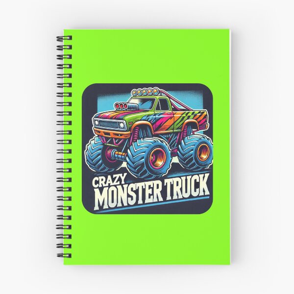 Item preview, Crazy Monster Truck - Vibrant Custom Sportswear Design designed and sold by SportyAndArtful.