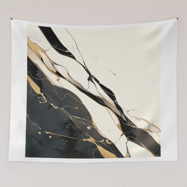 Item preview, Scratch Art en negro y dorado sobre blanco roto designed and sold by Christian Weiss.