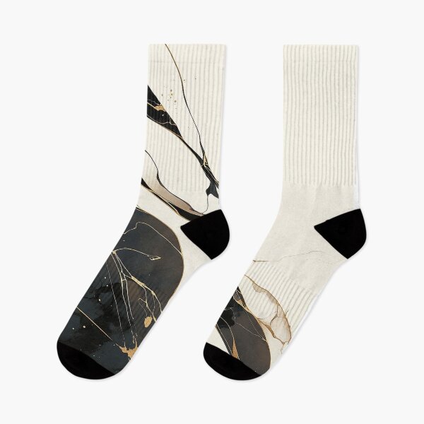Item preview, Scratch Art en negro y dorado sobre blanco roto designed and sold by Christian Weiss.