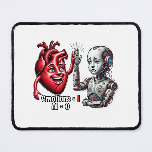 Item preview, AI Emotions 1 AI 0 designed and sold by BlankCanvasHaHa.