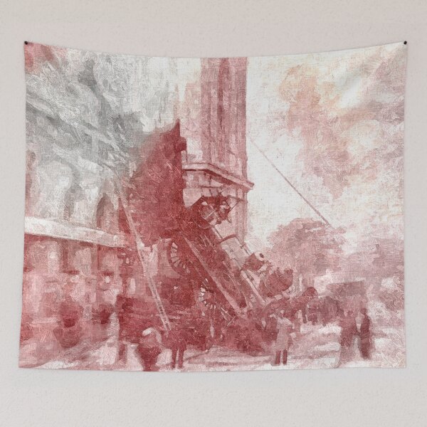 Item preview, Vintage Train Wreck Paris designed and sold by stevepaint.