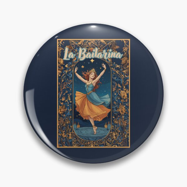 Item preview, La Bailarina The Dancer Tarot Card Shirt spanish quotes designed and sold by La Loca.