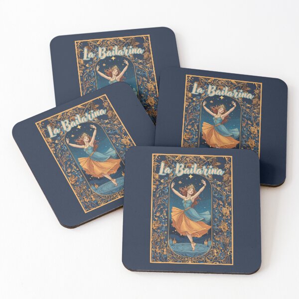 Item preview, La Bailarina The Dancer Tarot Card Shirt spanish quotes designed and sold by La Loca.