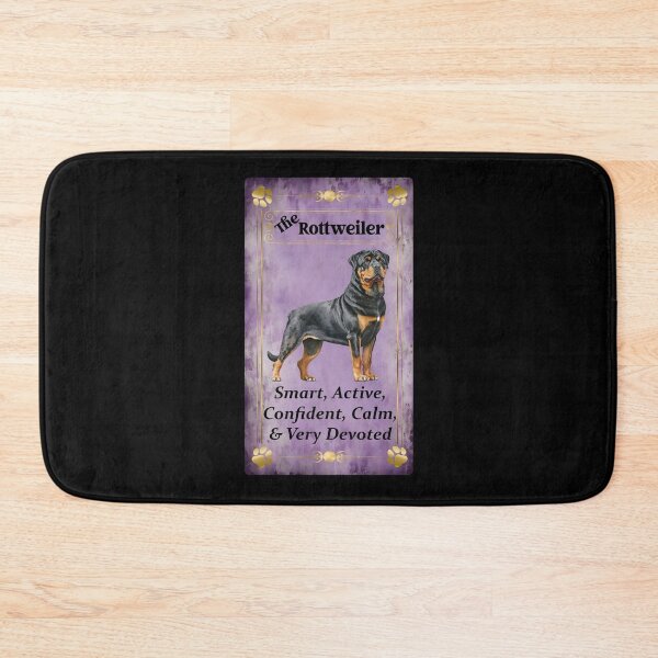 Item preview, Rottweiler Tarot Card purple background designed and sold by hotfromaz.