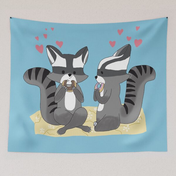 Item preview, Racoons & Donuts designed and sold by ZingyRing.