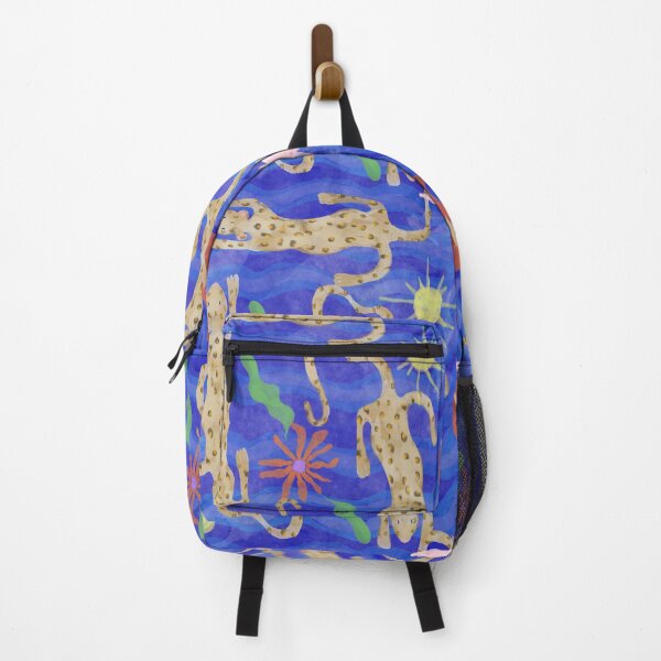 Item preview, 'Lazy Leopards Watercolor Repeat Textile Design ft. Sun, Moon + Urn designed and sold by Venus-in-Virgo.