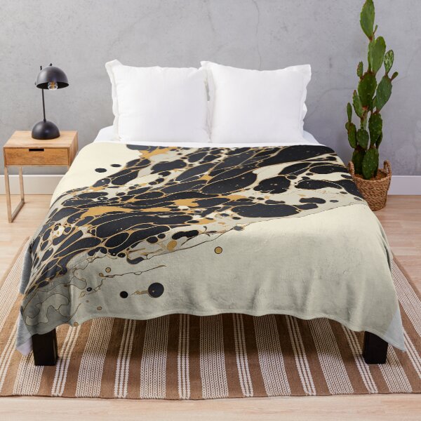 Item preview, Black and Gold Scratch Pattern on Off-White designed and sold by Christian Weiss.
