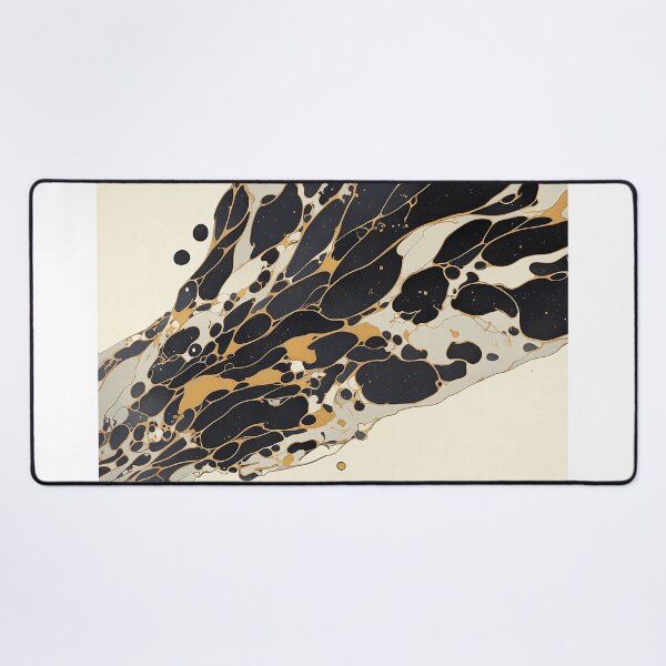 Item preview, Black and Gold Scratch Pattern on Off-White designed and sold by Christian Weiss.